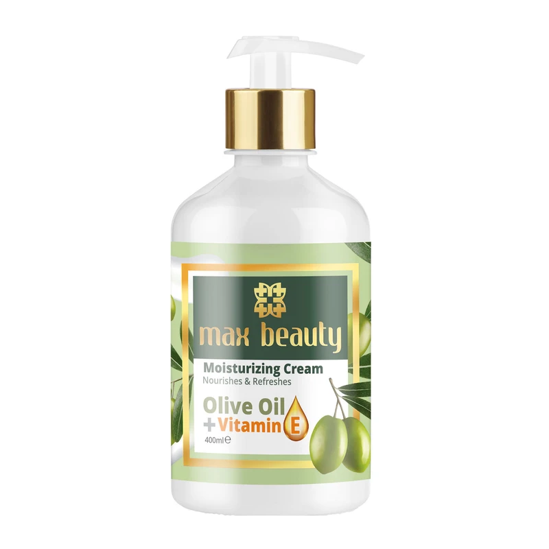 کرم مرطوب کننده مکس بیوتی Olive حجم 400 میلی لیتر