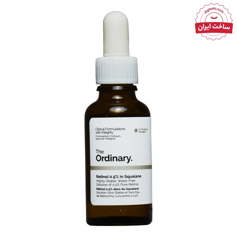 سرم ضد چروک دی اوردینری Retinol 0.5% in Squalane حجم 30 میلی لیتر
