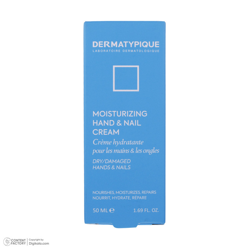 کرم مرطوب کننده دست و ناخن درماتیپیک MOISTURIZING حجم 50 میلی لیتر
