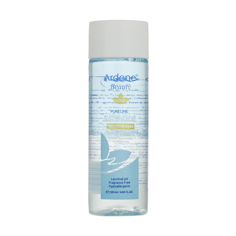 پاک کننده دو فازی آرایش چشم و لب آردن بیوتی Soothing مناسب انواع پوست حجم 120 میلی لیتر