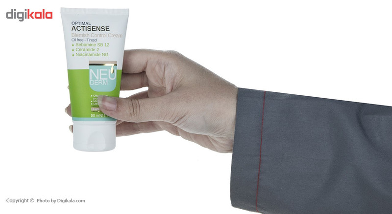 کرم رنگی پوشاننده لک نئودرم Optimal Actisense حجم 50 میلی لیتر