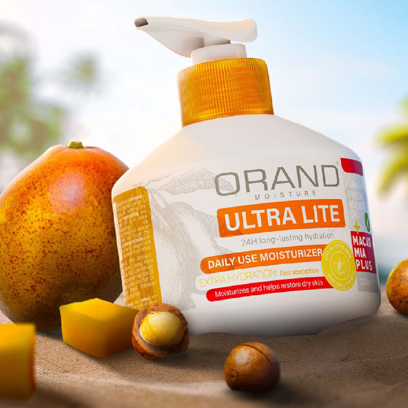 کرم مرطوب کننده اورند MACADAMIA-250 حجم 250 میلی لیتر مجموعه 2 ععدی
