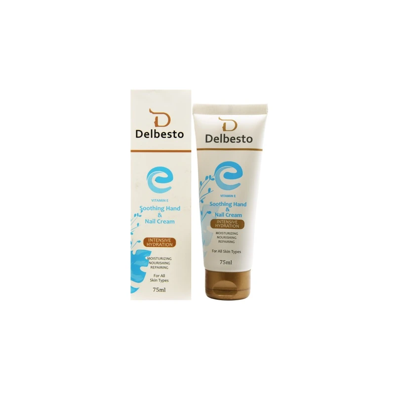 کرم آبرسان دست و ناخن دلبستو Vitamin E حجم 75 میلی لیتر