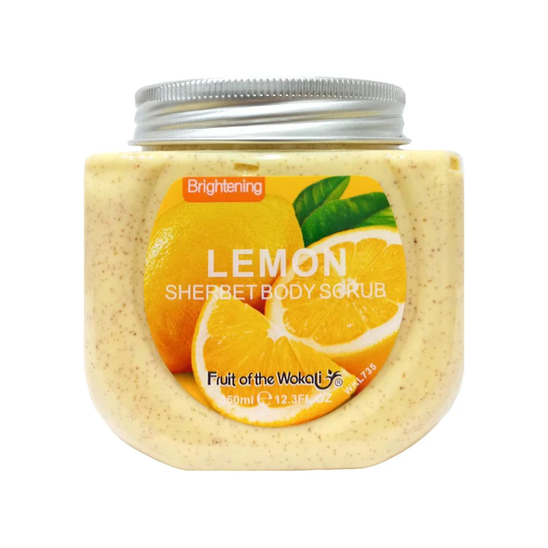 اسکراب لایه بردار پوست وکالی lemon حجم 350 میلی لیتر