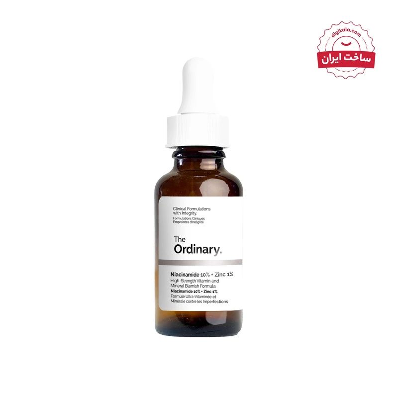سرم ضد جوش دی اوردینری %Niacinamide 10% + Zinc 1 حجم 30 میلی لیتر
