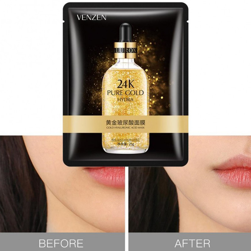 ماسک صورت ونزن طلای خالص وزن 25 گرم
