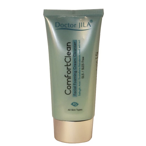 کرم پاک کننده صورت دکتر ژیلا comfortclean حجم 100 میلی لیتر