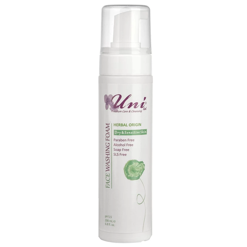 فوم پاک کننده آرایش یونی لد Dry And Sensitive Skin حجم 200 میلی لیتر