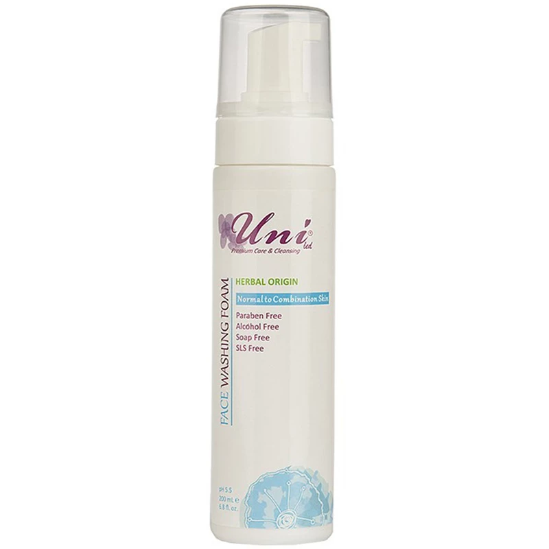 فوم پاک کننده آرایش یونی لد Normal And Combination Skin حجم 200 میلی لیتر