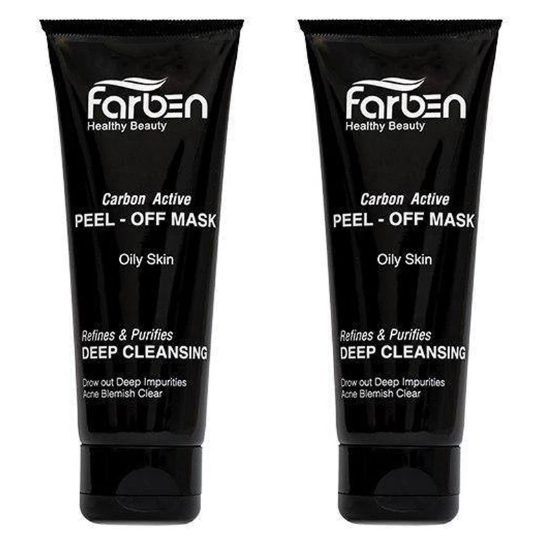 ماسک زغال فاربن Peel-Off حجم 75 میلی لیتر بسته 2 عددی