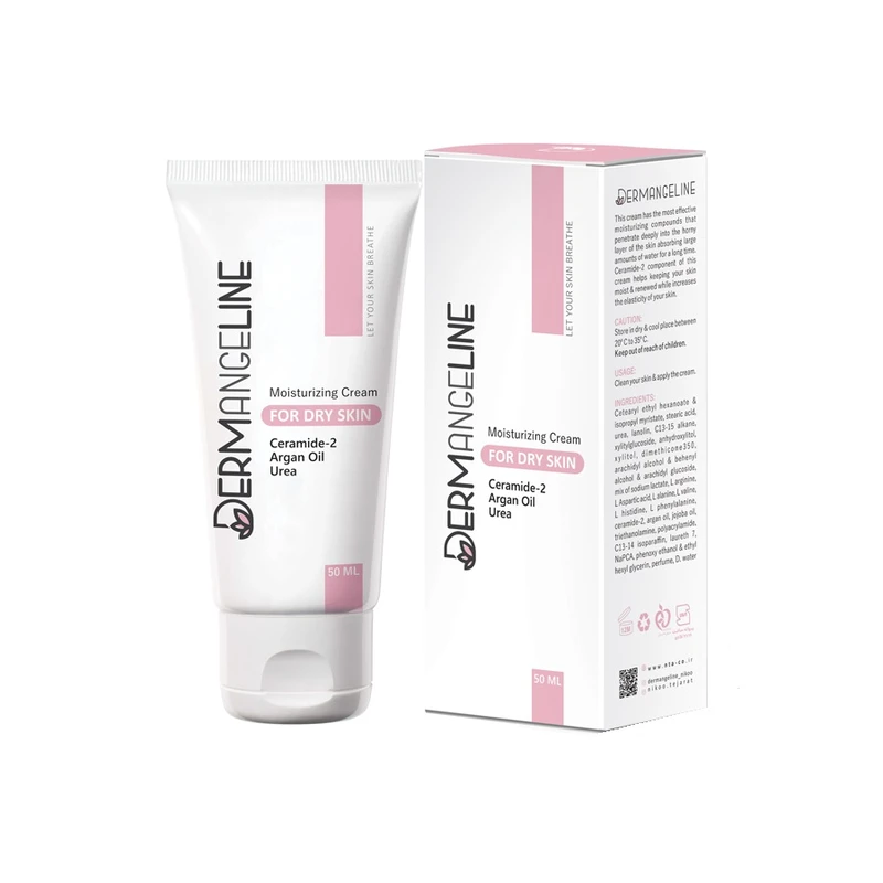 کرم مرطوب کننده درمنجلین Ceramide-2 حجم 50 میلی لیتر