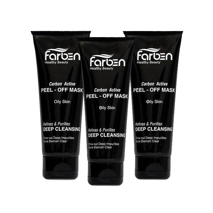 ماسک زغال فاربن Peel-Off حجم 150 میلی لیتر بسته سه عددی