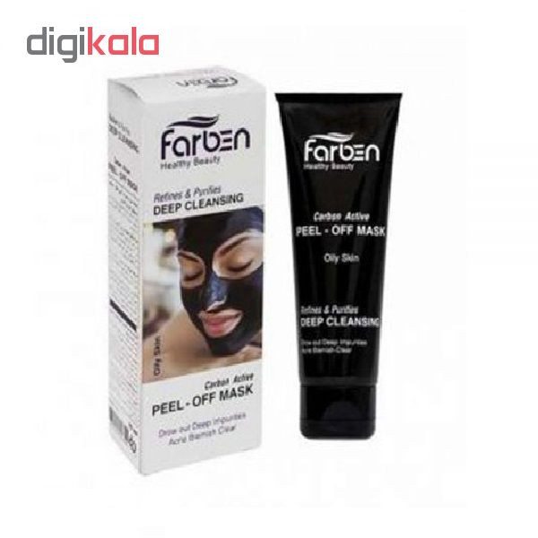 ماسک زغال فاربن Peel-Off حجم 150 میلی لیتر بسته سه عددی