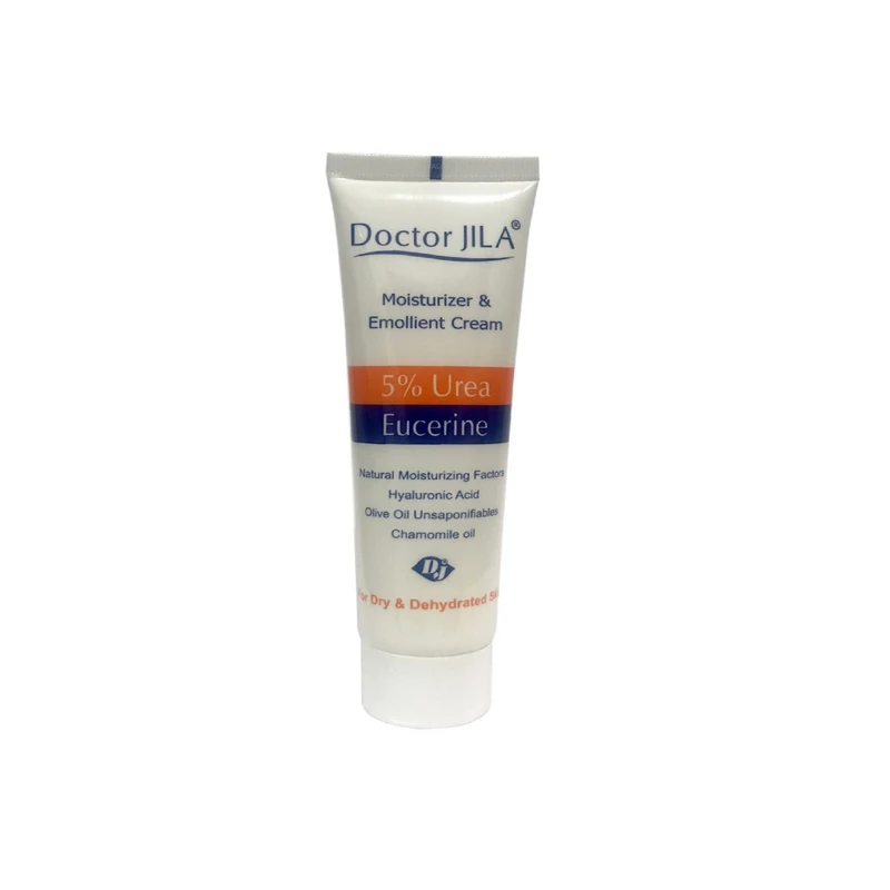 کرم مرطوب کننده دکتر ژیلا سری Emolient Eucerin حجم ۷۵ میلی لیتر