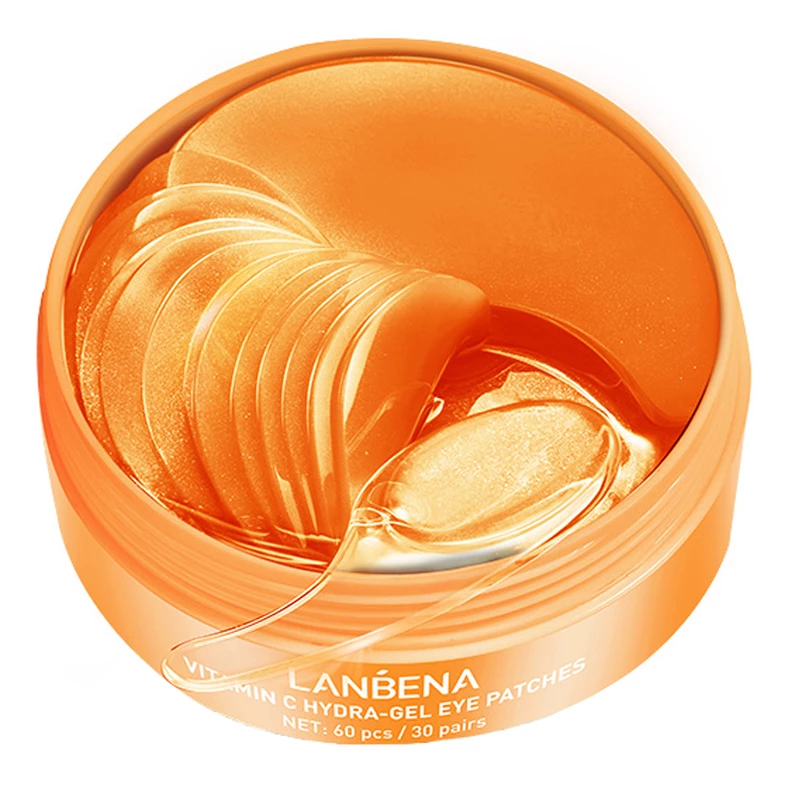 ماسک زیر چشم لنبنا VITAMIN C HYDRA GEL حجم 90 میلی لیتر بسته 60 عددی