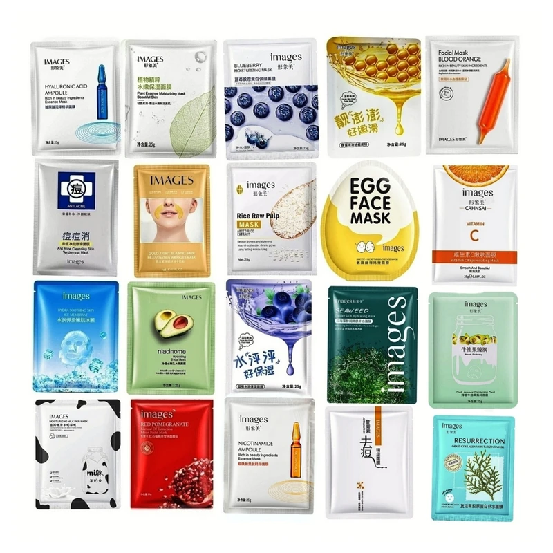 ماسک صورت ایمجز آبرسان وزن 25 گرم بسته 20 عددی
