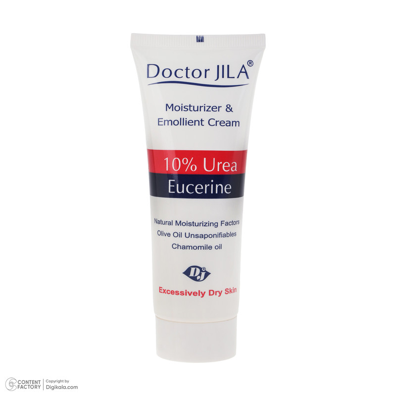 کرم مرطوب کننده دکتر ژیلا اوره 10% مناسب پوست های خشک وزن 75 گرم