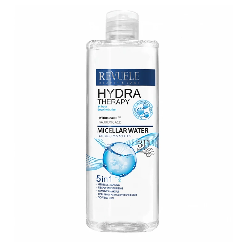 محلول پاک کننده آرایش صورت رووئله hydra therapy حجم 400 میلی لیتر