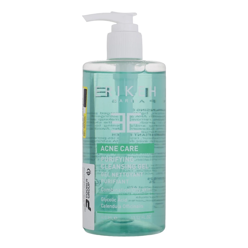 ژل پاک کننده صورت اریکه ACNE CARE حجم 400 میلی لیتر