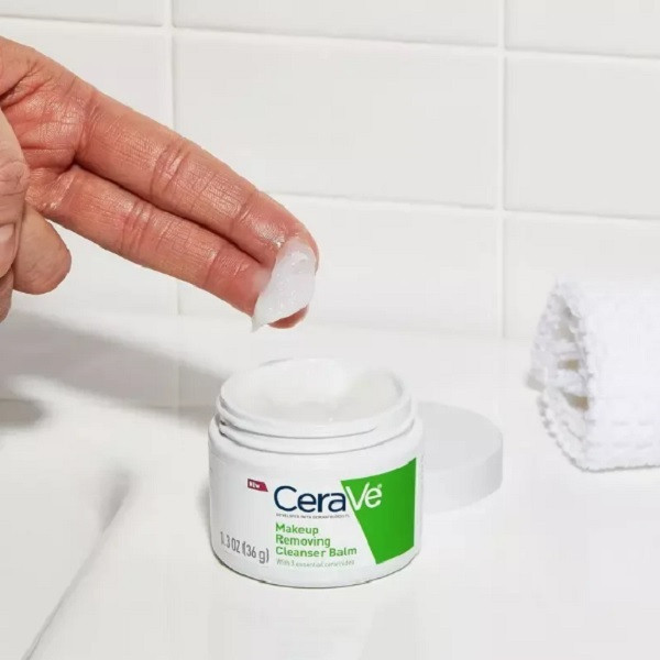بالم پاک کننده آرایش سراوی ceramides مناسب انواع پوست وزن 36 گرم