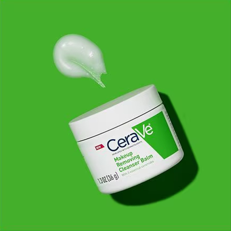 بالم پاک کننده آرایش سراوی ceramides مناسب انواع پوست وزن 36 گرم