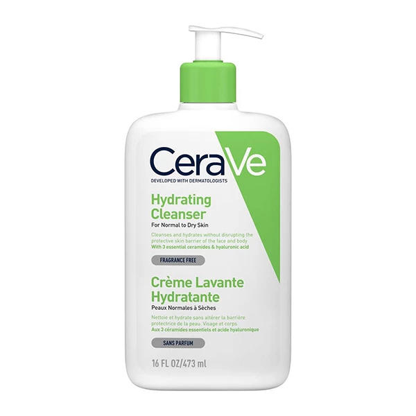 ژل شستشو صورت سراوی Hydrating حجم 473 میلی لیتر