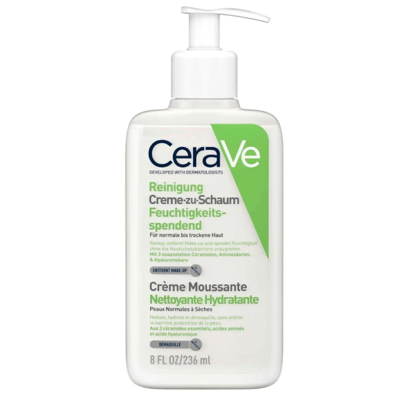 لوسیون پاک کننده صورت سراوی Creamy Cleanser حجم 236 میلی لیتر