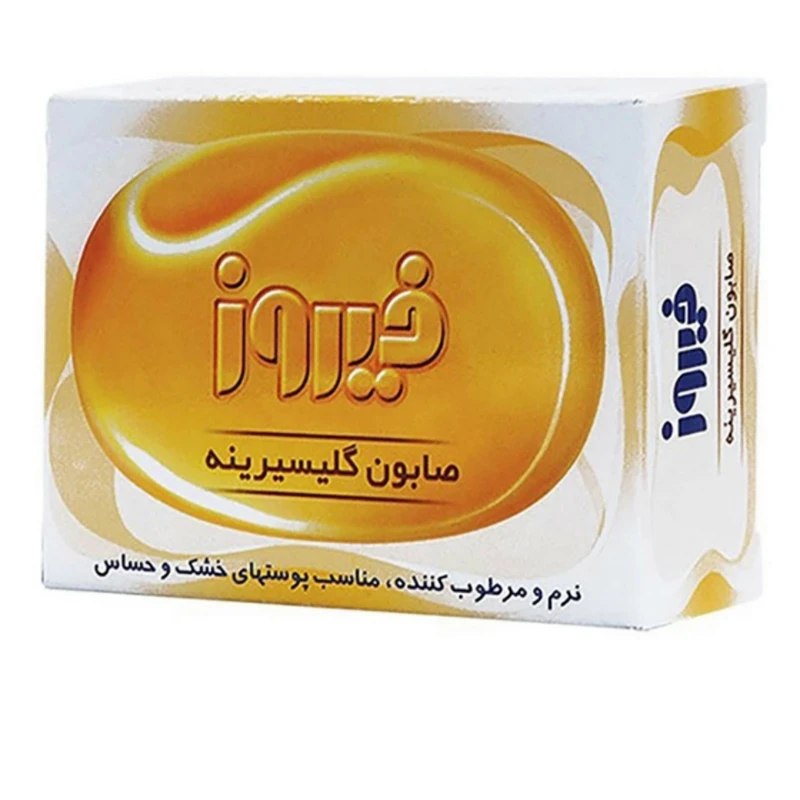 صابون شستشو فیروز گلیسیرین وزن 100 گرم