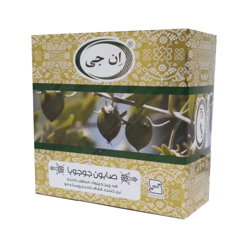 صابون شستشو و مو ان جی جوجوبا وزن 50 گرم