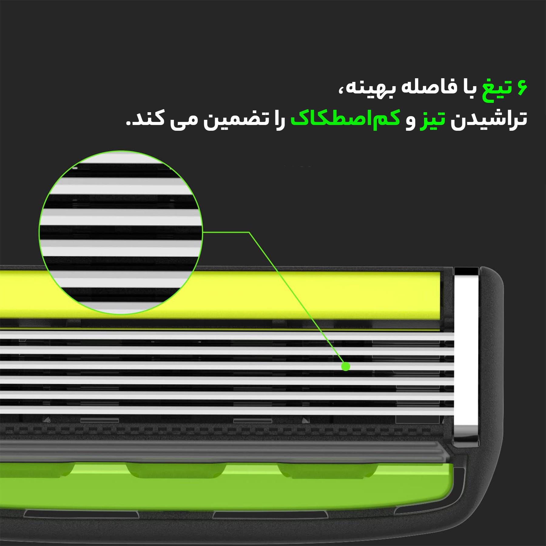 یدک تیغ دورکو مدل PACE 6 PRO 3D MOTION تحت لیسانس بسته 4 عددی