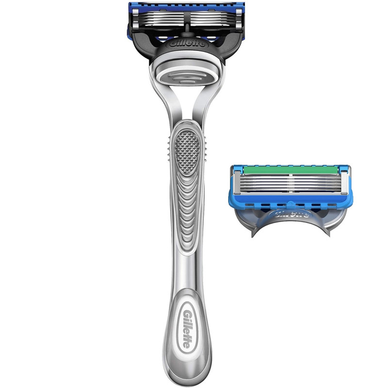 خود تراش ژیلت مدل Fusion Proglide Silver Touch به همراه تیغ یدک کد 01