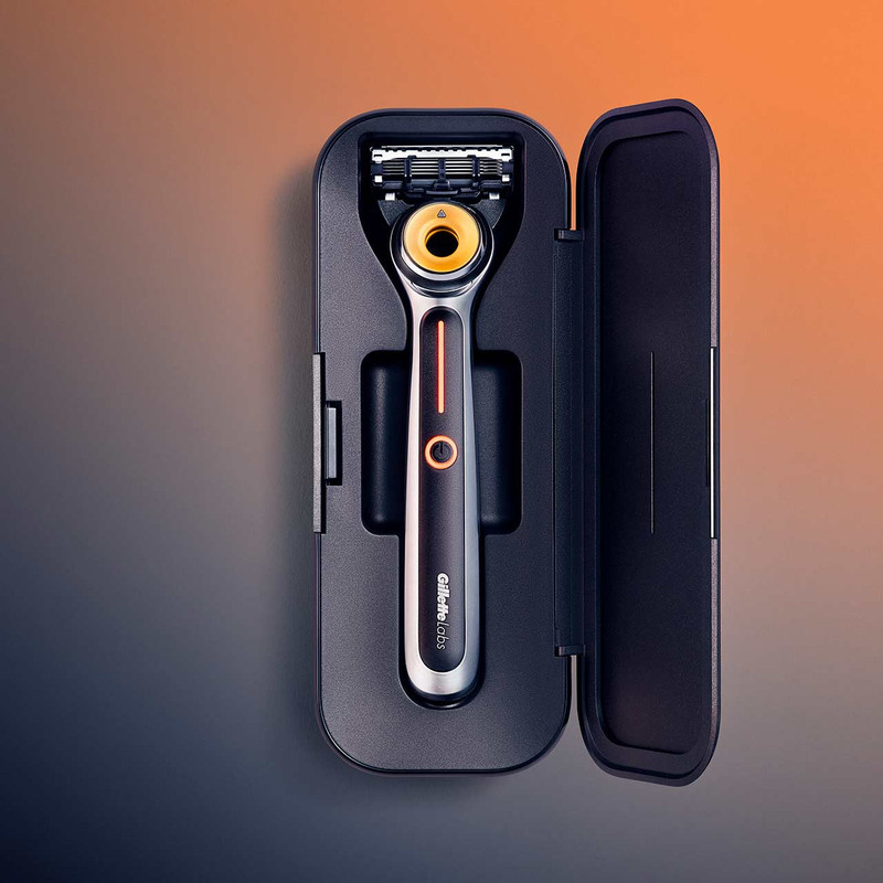 خودتراش ژیلت مدل Labs Heated Razor به همراه تیغ یدک