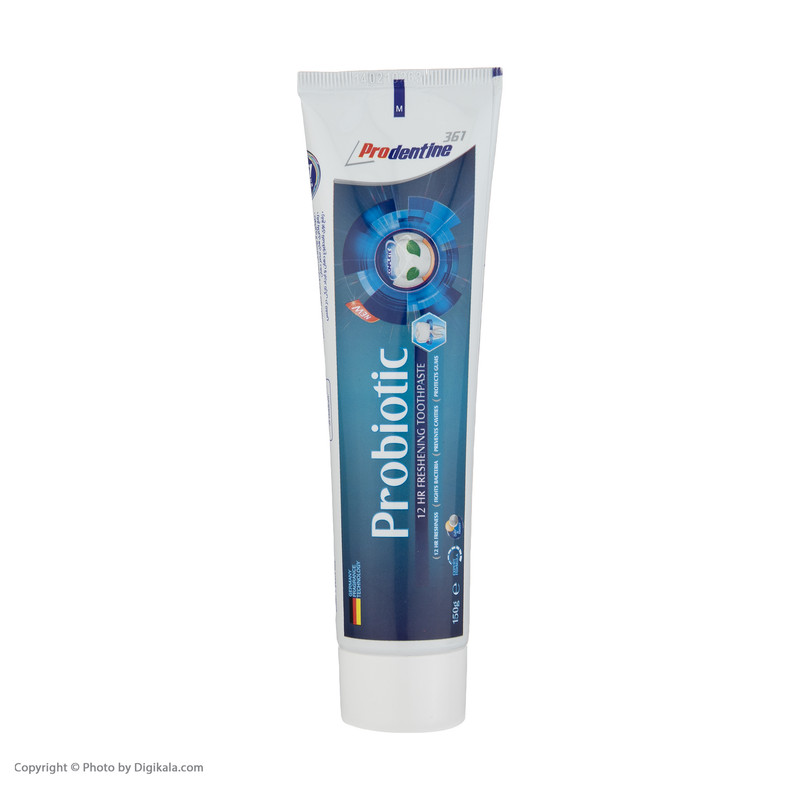 خمیر دندان پرودنتین 361 مدل Probiotic وزن 150 گرم
