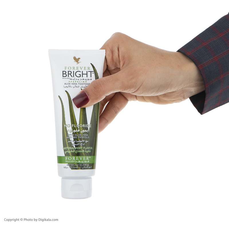 خميردندان فوراور ليوينگ پروداكتس مدل BRIGHT وزن 130 گرم