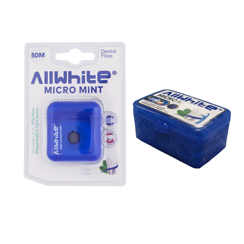 نخ دندان آل وایت مدل mint بسته دو عددی