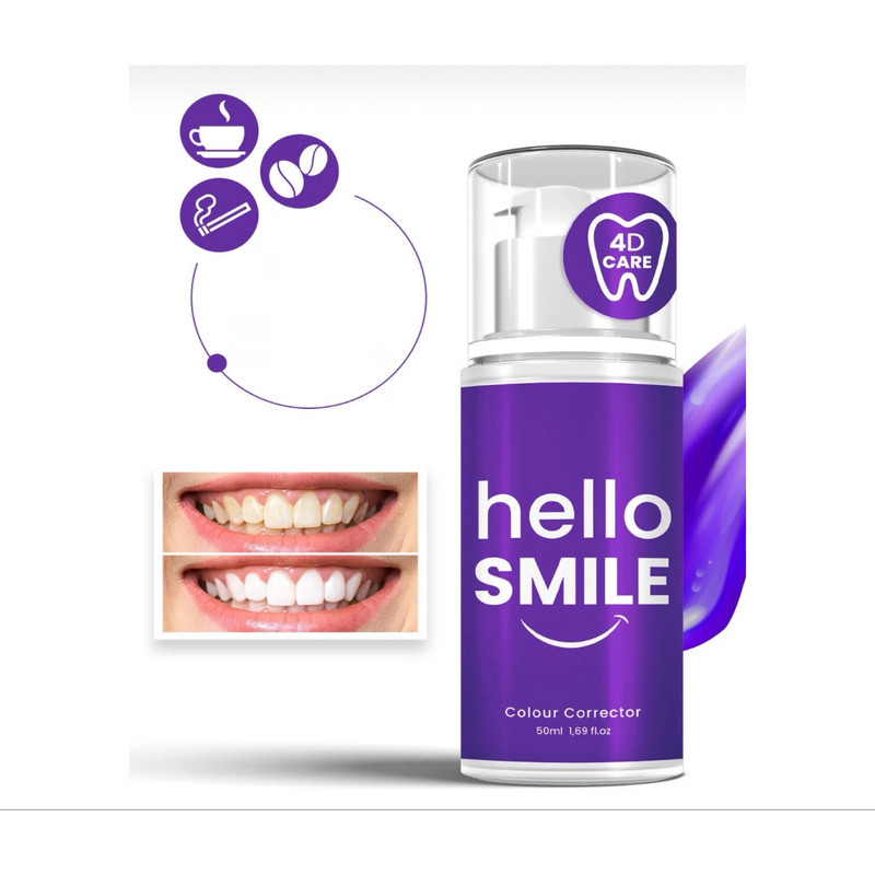 ژل سفید کننده دندان پروکسین مدل Hello Smile حجم 50 میلی لیتر