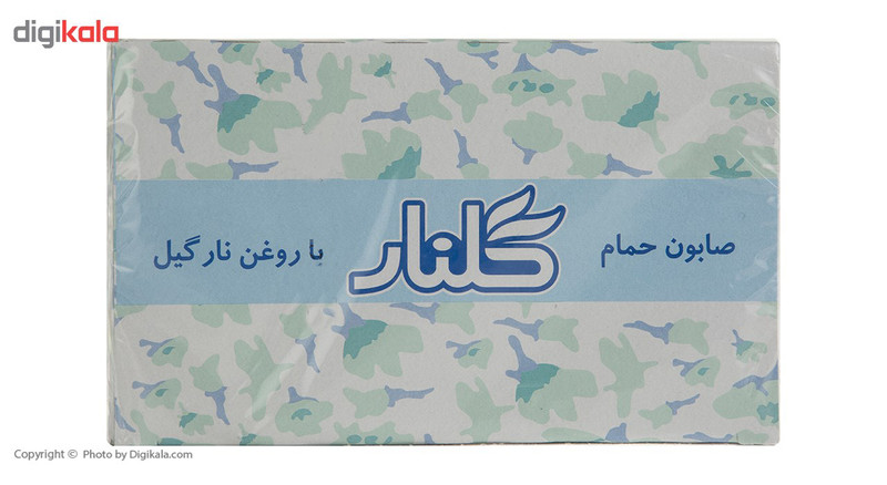 صابون گلنار روغن نارگیل بسته 6 عددی