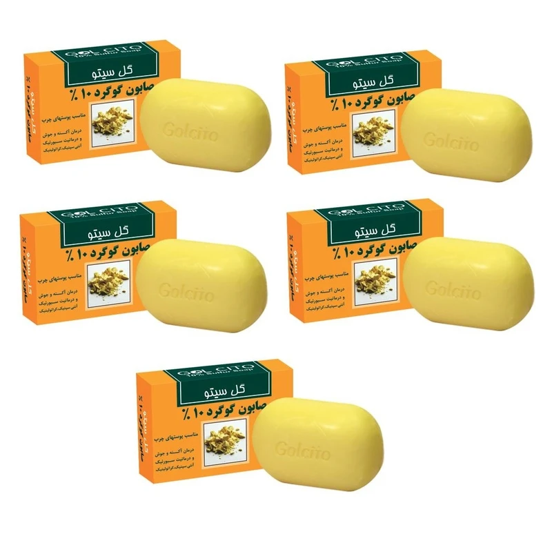 صابون گل سیتو SULFIX وزن 100 گرم مجموعه 5 عددی