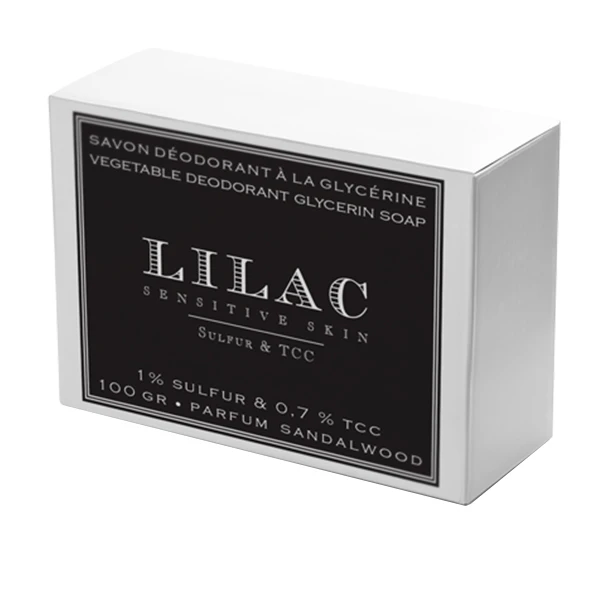 صابون شستشو لیلاک Sulfur & TCC وزن 100 گرم