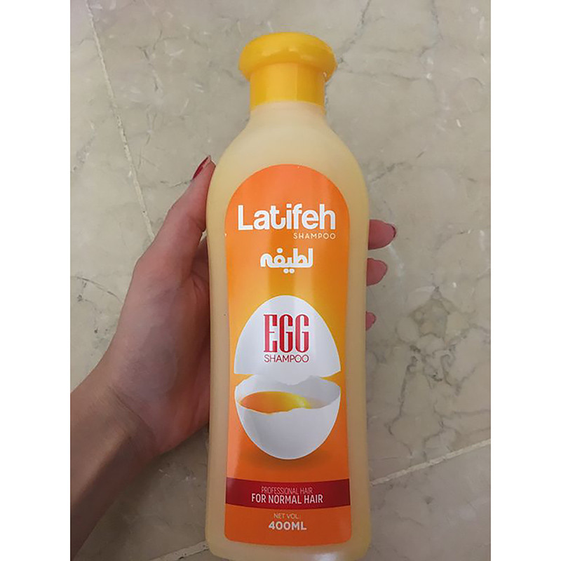شامپو مو لطیفه سیر و تخم مرغ حجم 400 میلی لیتر مجموعه 2 عددی