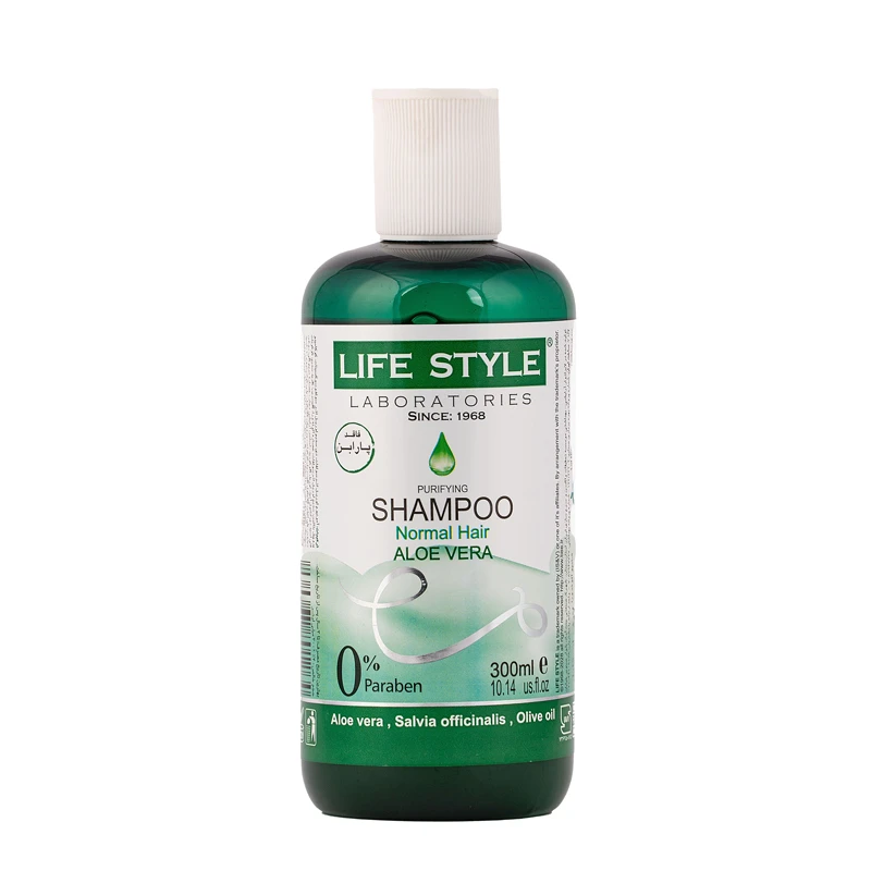 شامپو مو لایف استایل Aloevera حجم 300 میلی لیتر