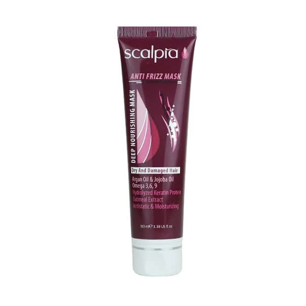 ماسک مو اسکالپیا ANTI FRIZZ حجم 100 میلی لیتر