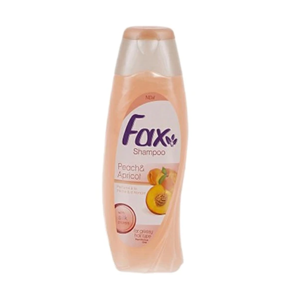شامپو تقویت کننده و ترمیم کننده مو فکس Peach greasy حجم 400 میلی لیتر