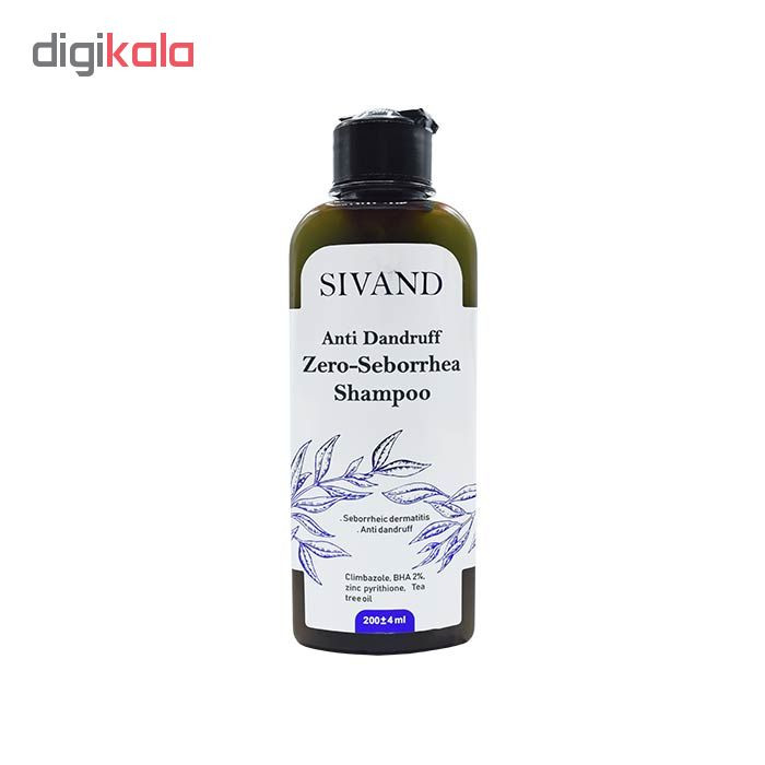 شامپو ضد شوره سر و بدن سیوند سری Climbazole Zero Dandruff 0359 حجم ۲۰۰ میلی لیتر