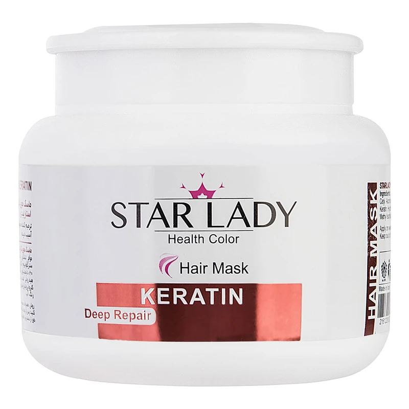 ماسک موی Star Lady Keratin حجم 500 میلی لیتر
