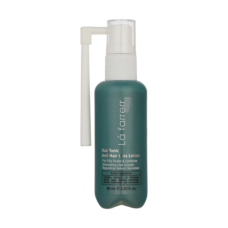 تونیک ضد ریزش مو و ابرو لافارر Oily Hair حجم 60 میلی لیتر