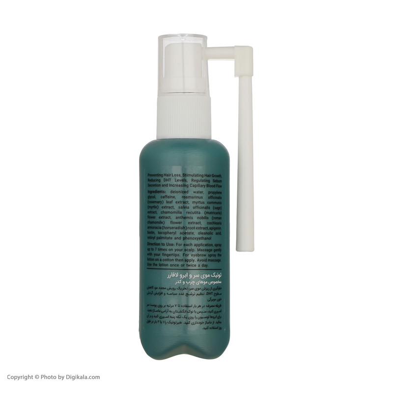 تونیک ضد ریزش مو و ابرو لافارر Oily Hair حجم 60 میلی لیتر