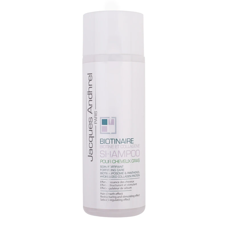 شامپو تقویت کننده مو ژاک آندرل پاریس biotinaire حجم 200 میلی لیتر