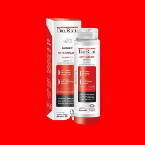 شامپو تقویت کننده و ضد ریزش مو بایوریچ ANTI HAIR LOSS حجم 250 میلی لیتر