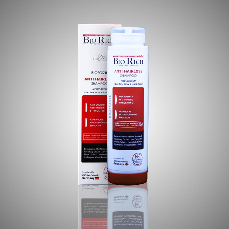 شامپو تقویت کننده و ضد ریزش مو بایوریچ ANTI HAIR LOSS حجم 250 میلی لیتر
